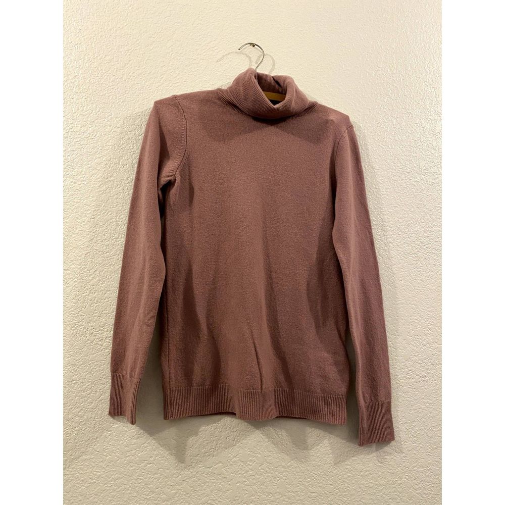 Stile‎ Benetton womens small sweater merino extra fine Italian yarn turtleneck